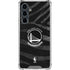 NBA Golden State Warriors Black Animal Print Galaxy S23 FE Clear Case
